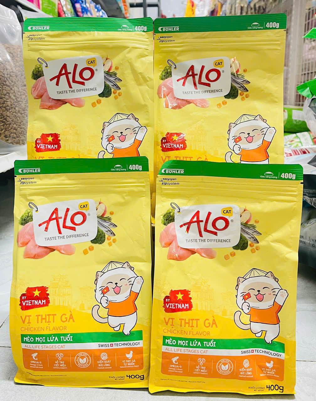 THỨC ĂN KHÔ HẠT ALO DÀNH CHO MÈO MỌI LỨA TUỔI