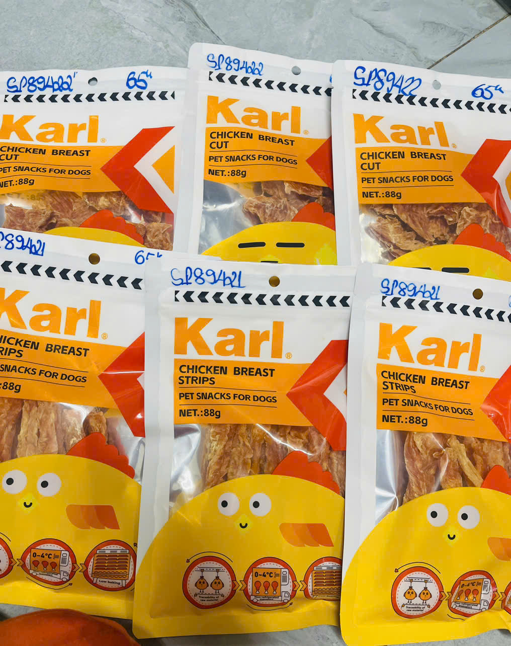 THANH GÀ SẤY , MIẾNG GÀ SẤY KARL DÀNH CHO CHÓ