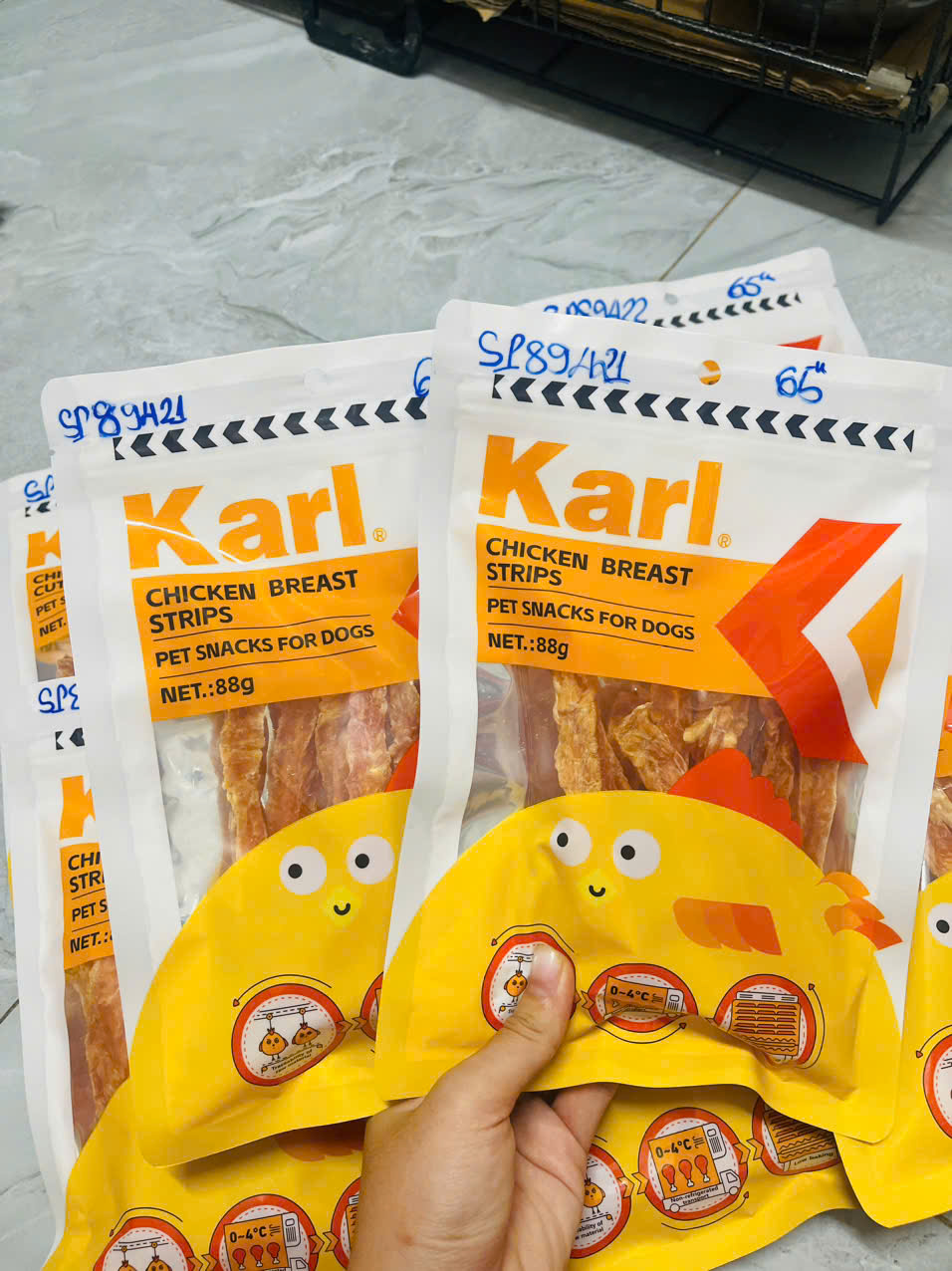 THANH GÀ SẤY , MIẾNG GÀ SẤY KARL DÀNH CHO CHÓ
