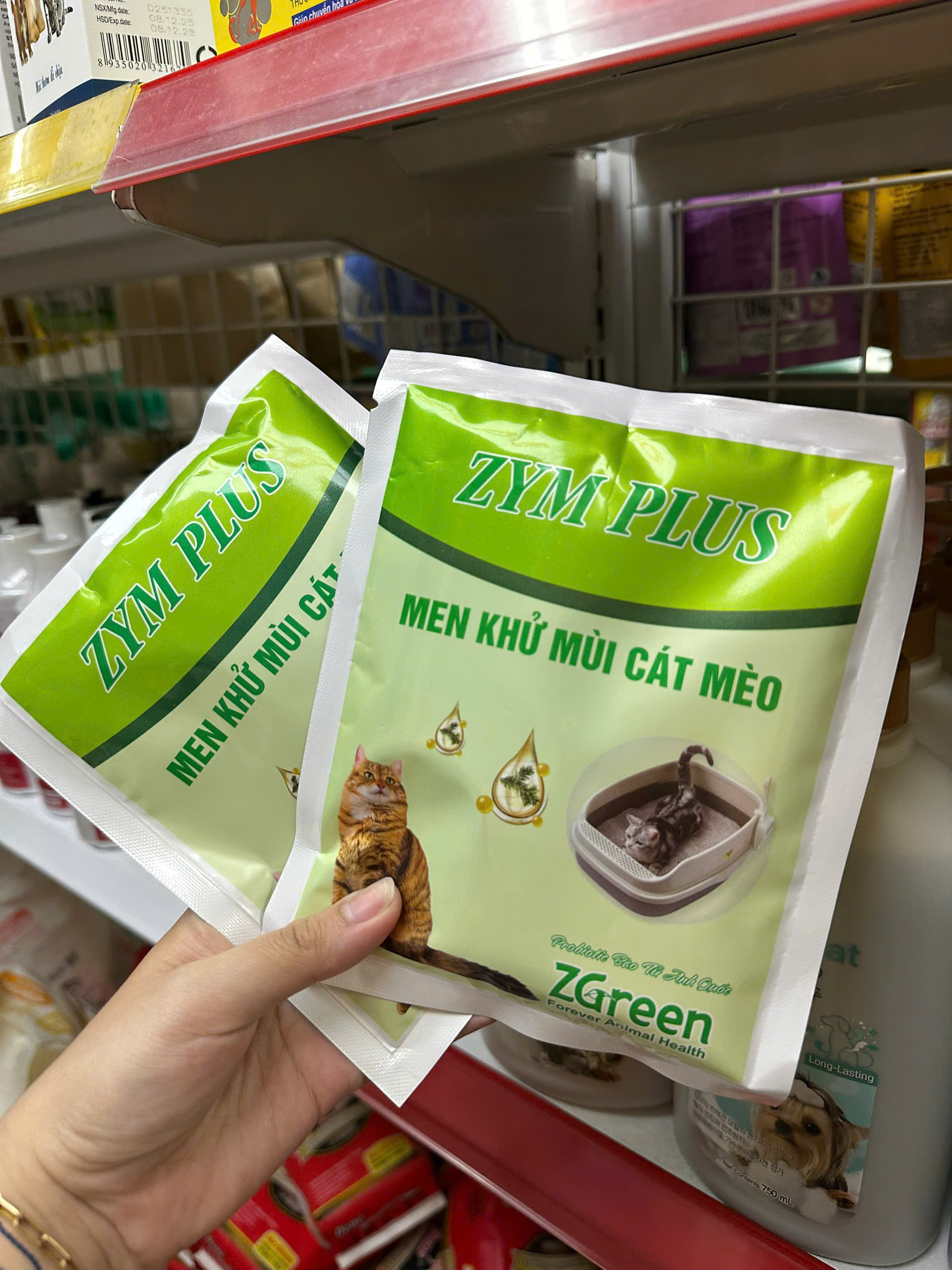 ZYME FOR PET Men Khử Khuẩn Cát Vệ Sinh Mèo 100G