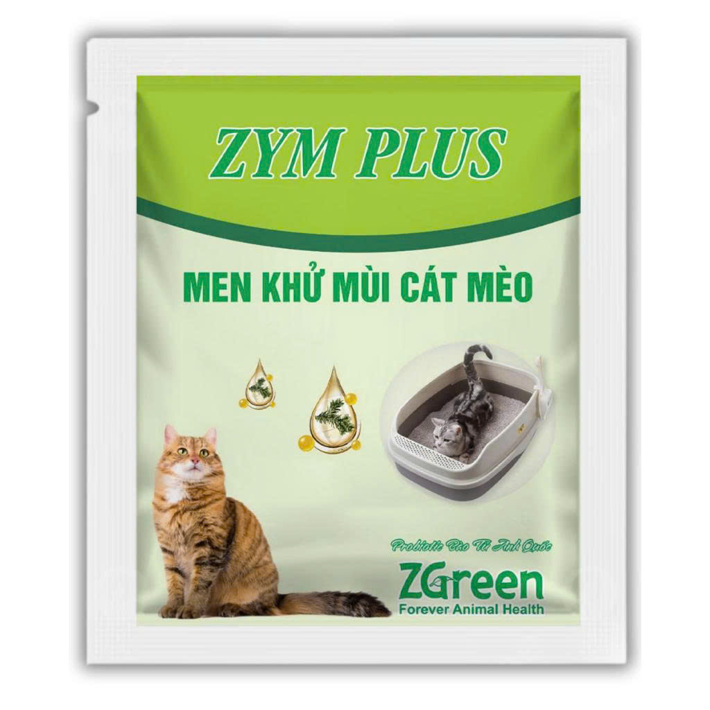 ZYME FOR PET Men Khử Khuẩn Cát Vệ Sinh Mèo 100G
