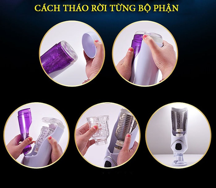 Máy thủ dâm tự sướng oral sex cho nam