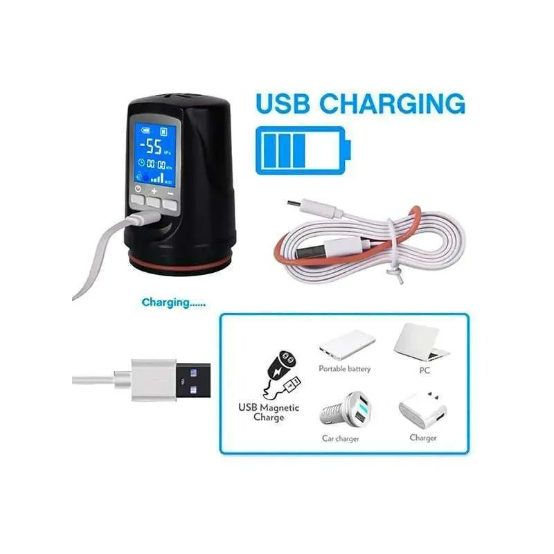 Máy Tập Dương Vật Màn Hình LCD 