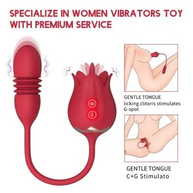 Máy rung tình yêu lưỡi liếm & trứng rung 2 in 1 