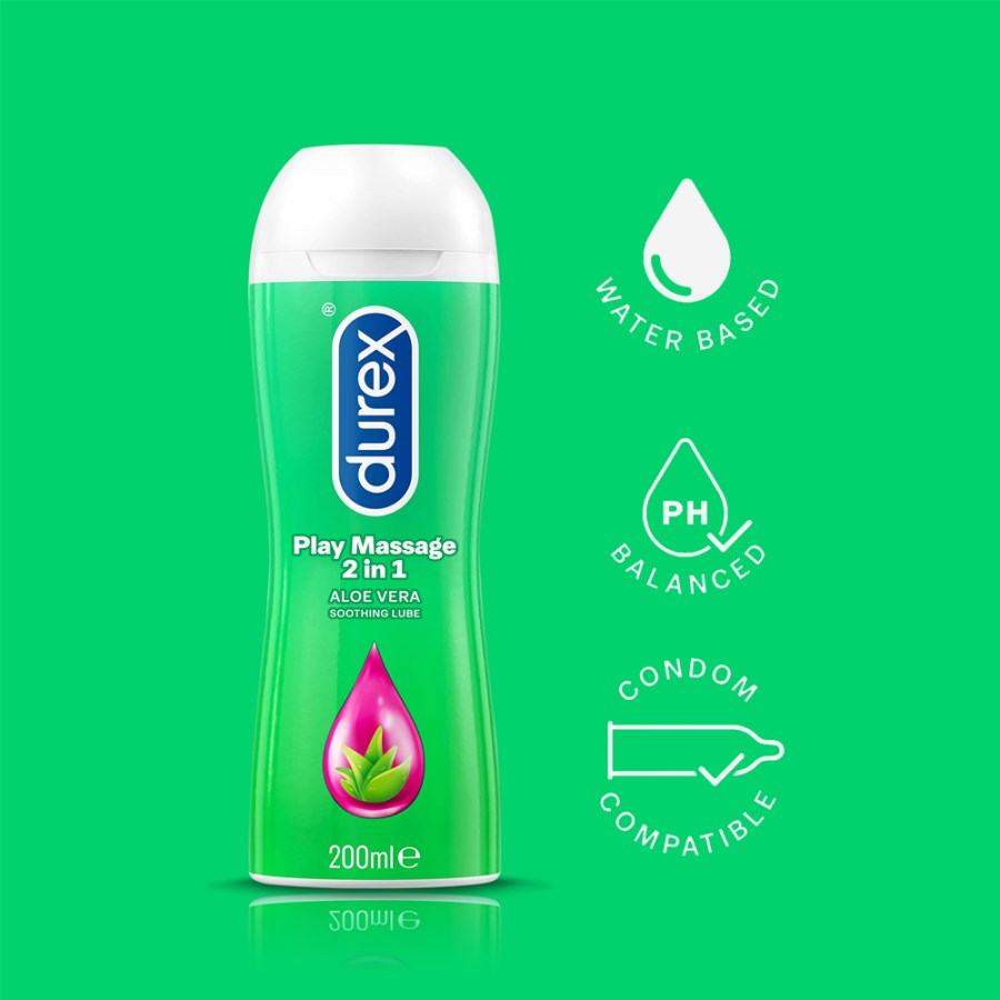 Gel bôi trơn massage Durex 2in1 200ml