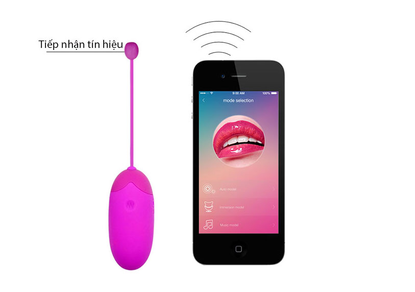Trứng rung kết nối Mobile bluetooth