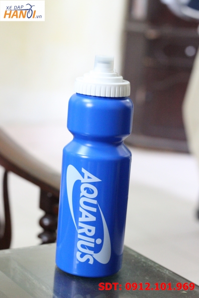 Bình nước thể thao Aquarius từ Cocacola Company - bình mút - Made in Japan