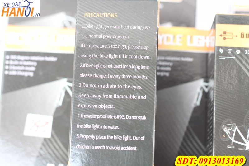 Đèn led 3 bóng sạc USB