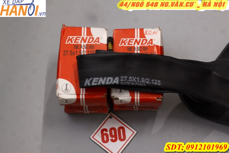 Săm kenda CTS  hộp  27.5  x 1.9/2.15 van xe máy 4 cm