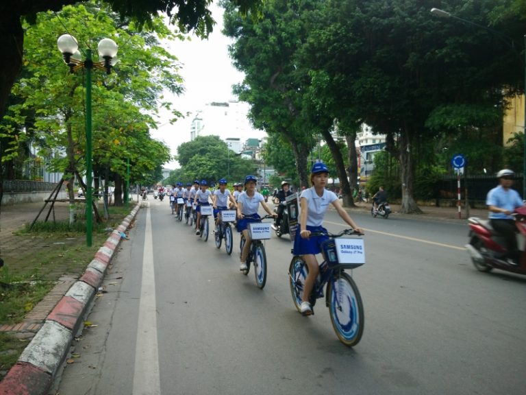 Roadshow xe đạp Samsung Galaxy J7 Pro – điện máy Nguyễn Kim