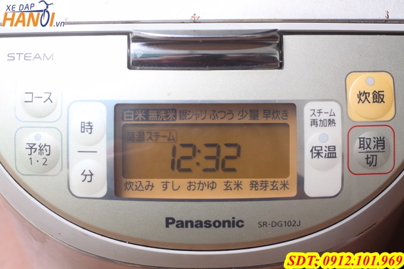 Dư dùng 2 nồi cơm điện Mitsubishi và Panasonic 110v - 1200W - 1,5L