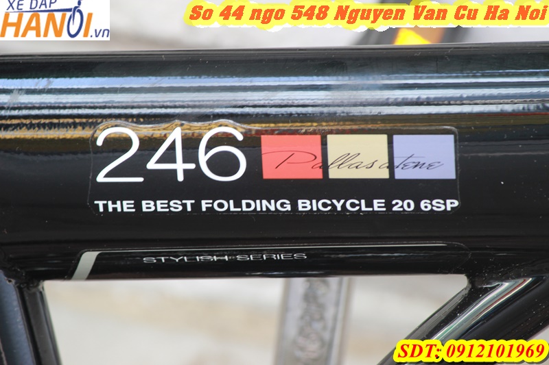 Xe đạp gấp Nhật Bản – Mypallas M246 - mới tinh