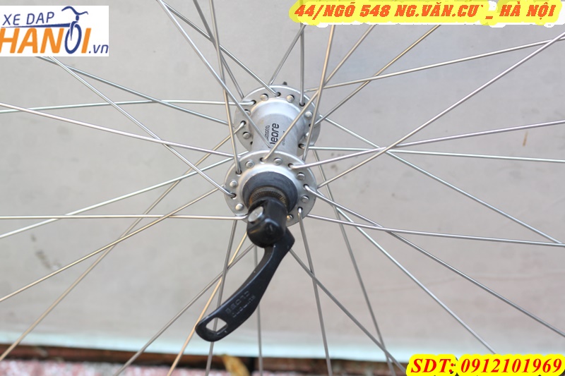 Đôi vành 36 lỗ Start Cycle cùng líp 9, mayo Deore, đôi lốp ngoại còn mới