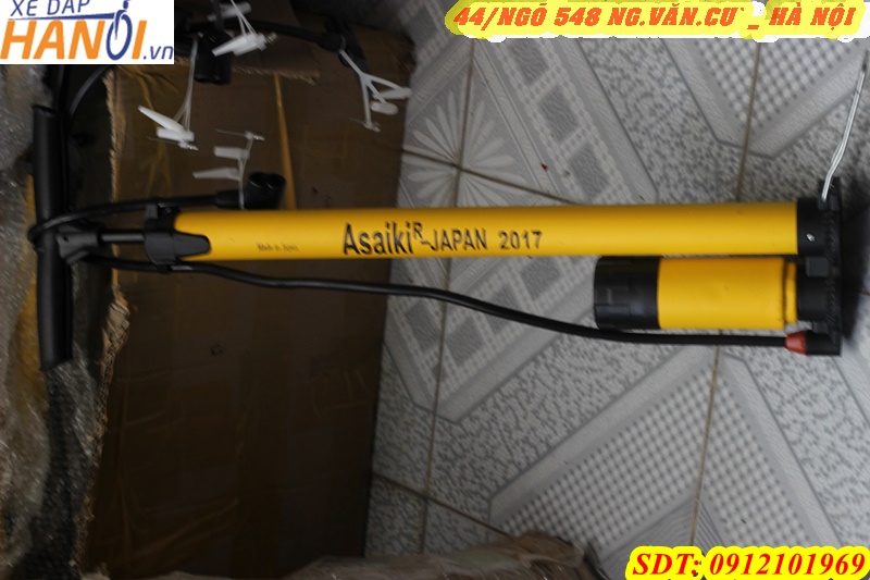 BƠM XE ĐẠP HIỆU ASAKI  MADE IN JAPAN ĐỜI 2017 GIÁ 250N/MỚI