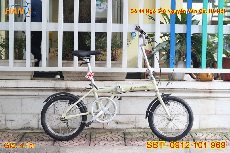 Xe đạp gập Nhật bãi Captain Stag