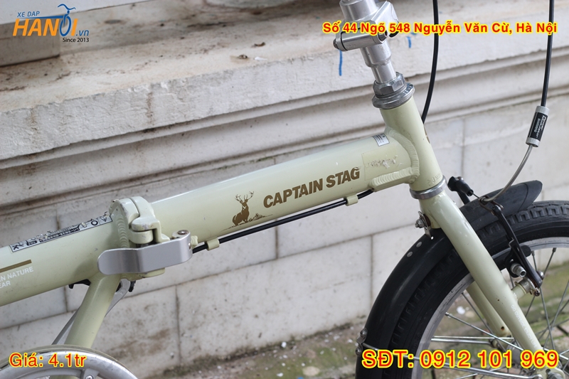 Xe đạp gập Nhật bãi Captain Stag