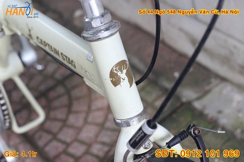Xe đạp gập Nhật bãi Captain Stag