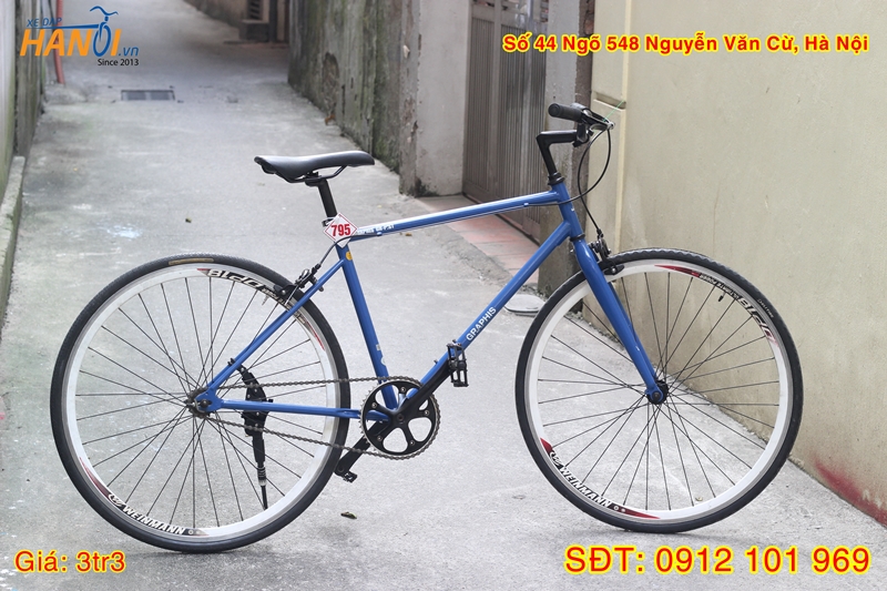 Xe đạp Fixed Gear Nhật bãi Graphis