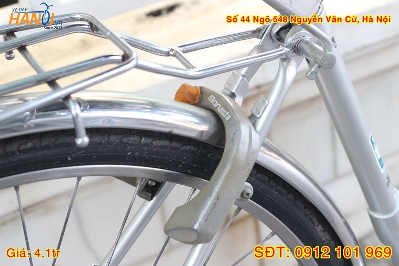 Xe đạp mini Nhật bãi Bridgestone - chạy dây curoa