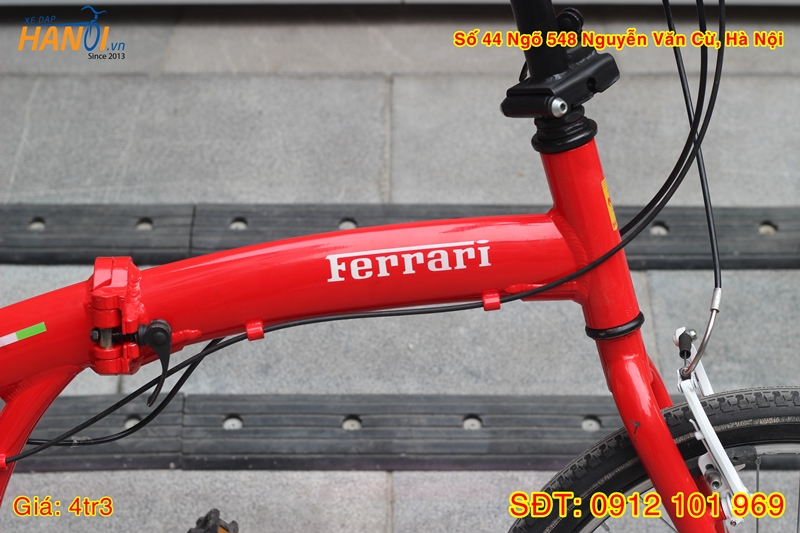 Xe đạp trẻ em gấp Nhật bãi Ferrari