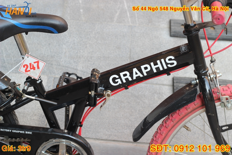Xe đạp trẻ em gấp Nhật bãi Graphis tới từ Nhật