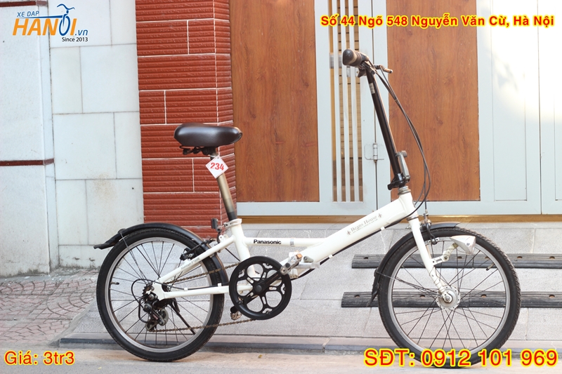 Xe đạp gấp Nhật bãi Panasonic tới từ Nhật