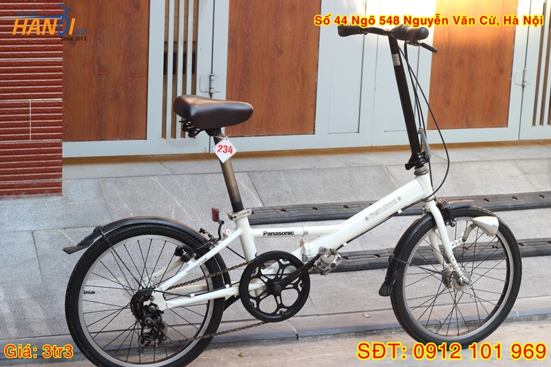 Xe đạp gấp Nhật bãi Panasonic tới từ Nhật