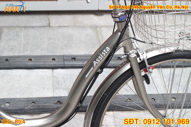 Xe đạp trợ lực Nhật bãi Bridgestone Assista