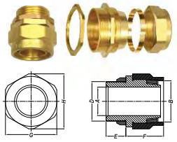 ỐC SIẾT CÁP BWL (HEAVY DUTY INDUSTRIAL CABLE GLAND)