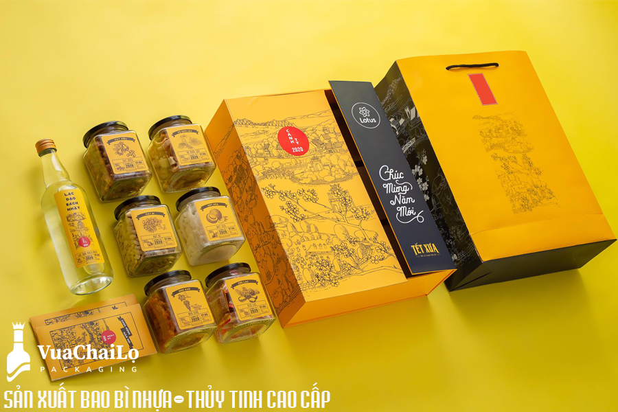 BAO BÌ ĐỰNG MỨT TẾT ĐẸP 2021