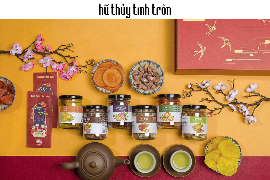 BAO BÌ ĐỰNG MỨT TẾT ĐẸP 2021