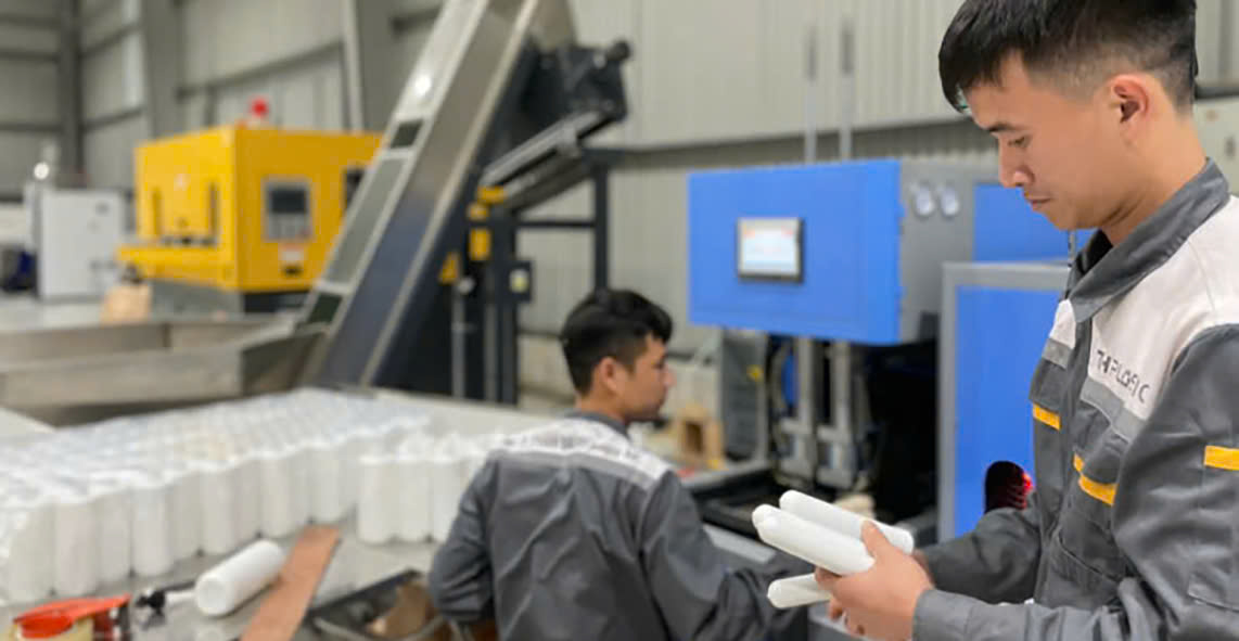 sản xuất chai nhựa