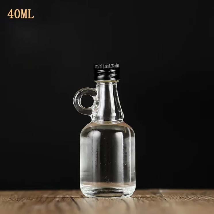 Chai Rượu Thủy Tinh Mini 50Ml Có Nắp