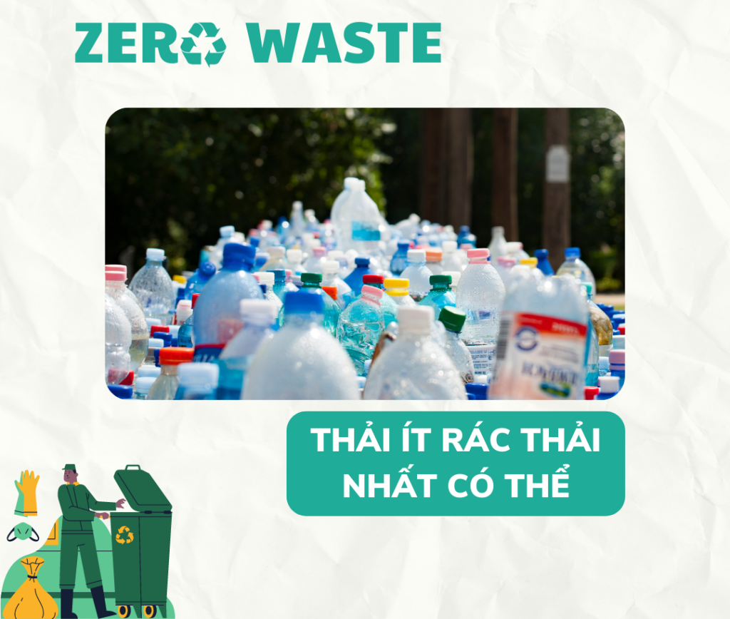 Chai nhựa và phong cách sống zero waste