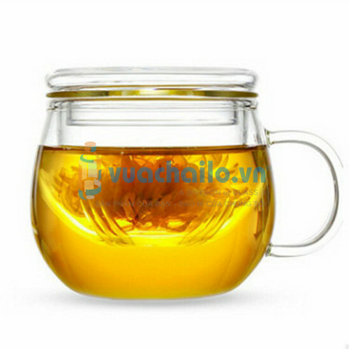 Cốc Thủy Tinh  Ủ Trà Tròn 350ml