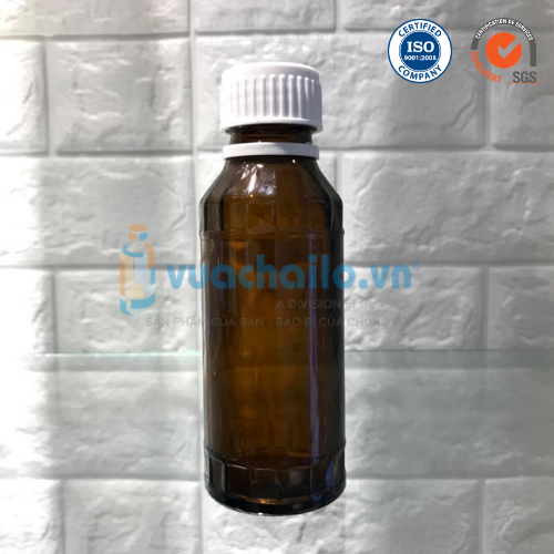 Chai Dược Phẩm Đựng Siro Màu Nâu 100ml
