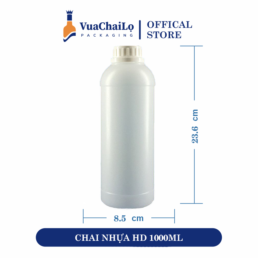 Chai Dược Phẩm Nhựa HDPE 1000ML