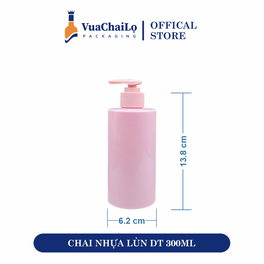 Chai Nhựa Pet 300ml Dáng Lùn