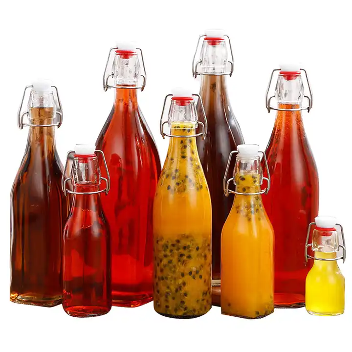 Chai Thủy Tinh Nắp Cài Dáng Cao 500ML