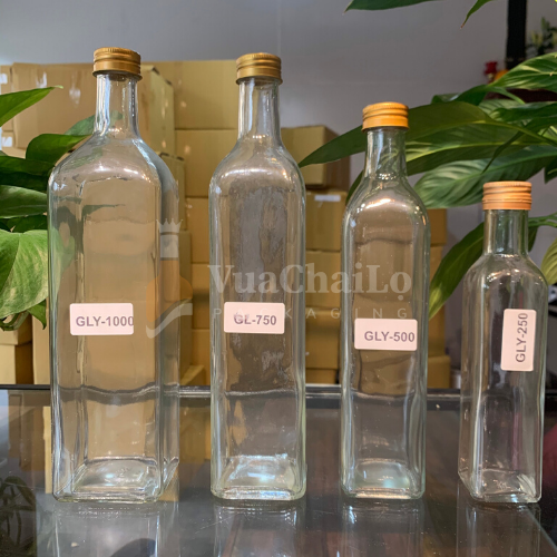 Chai Rượu Vuông SQ 500ML
