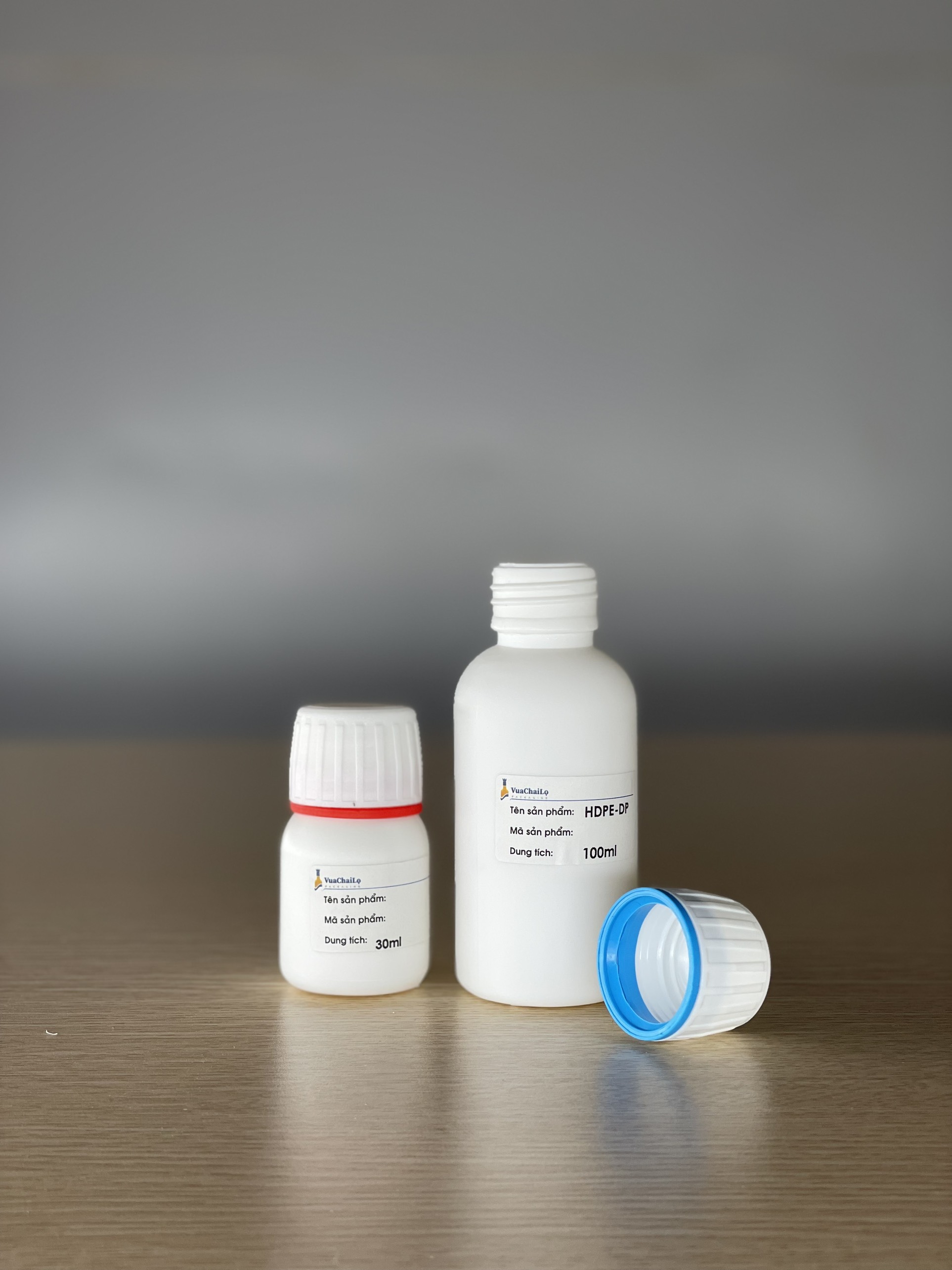 Chai Dược Phẩm Dạng Siro Nhựa HDPE 30ml và 100ml