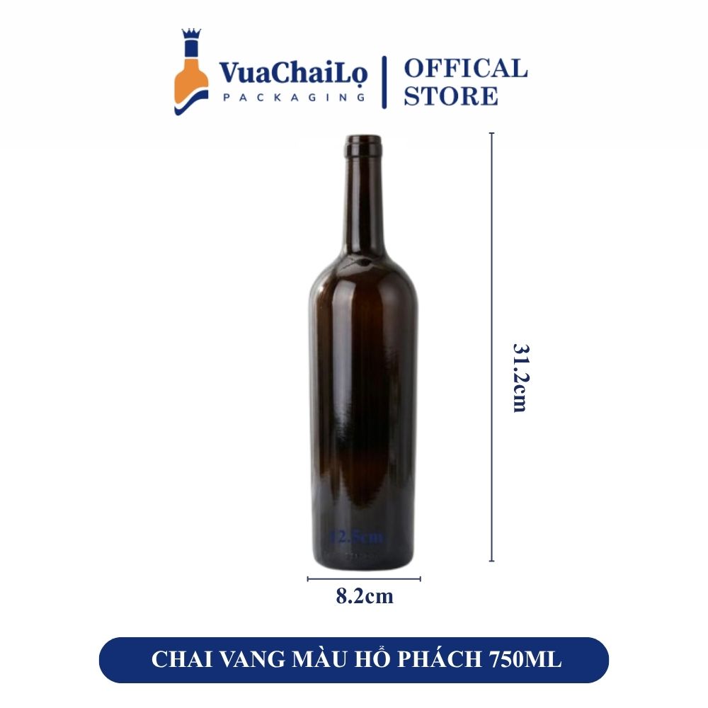 CHAI RƯỢU VANG MÀU HỔ PHÁCH 750ML