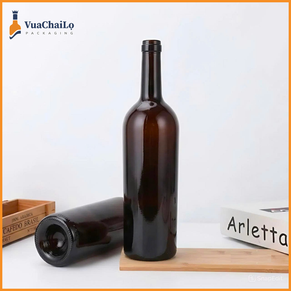 CHAI RƯỢU VANG MÀU HỔ PHÁCH 750ML