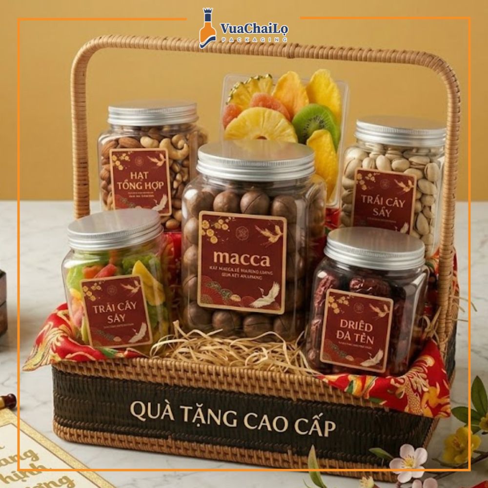 Hũ Nhựa PET Vuông 380ml