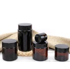 Hũ Thủy Tinh Kem Nâu 50G