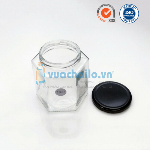 Hũ Thủy Tinh Lục Giác 750ml