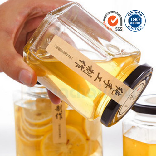 Hũ Thủy Tinh Lục Giác 380ml