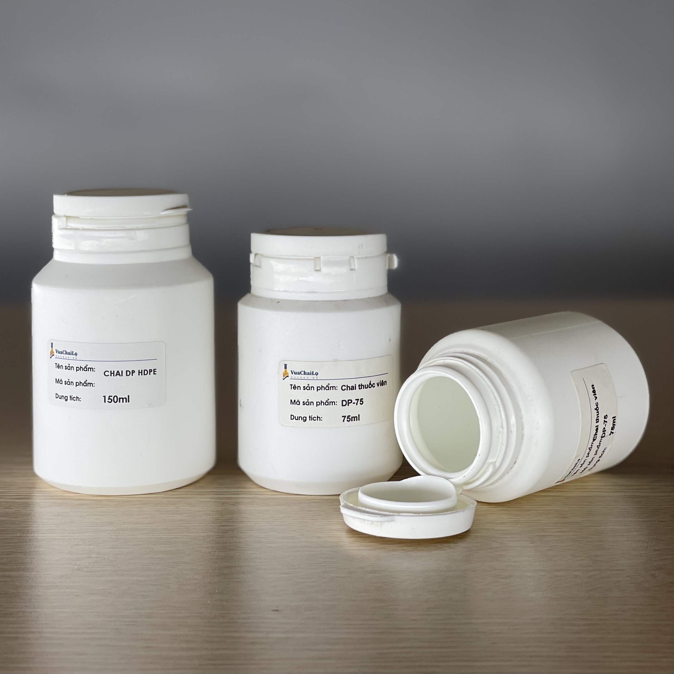 Chai Dược Phẩm Nhựa HDPE 75ml