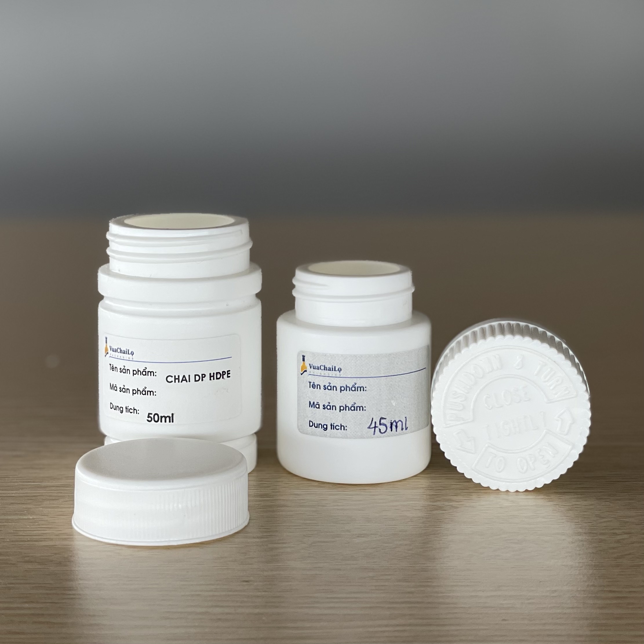 Chai Dược Phẩm Nhựa HDPE 45ml
