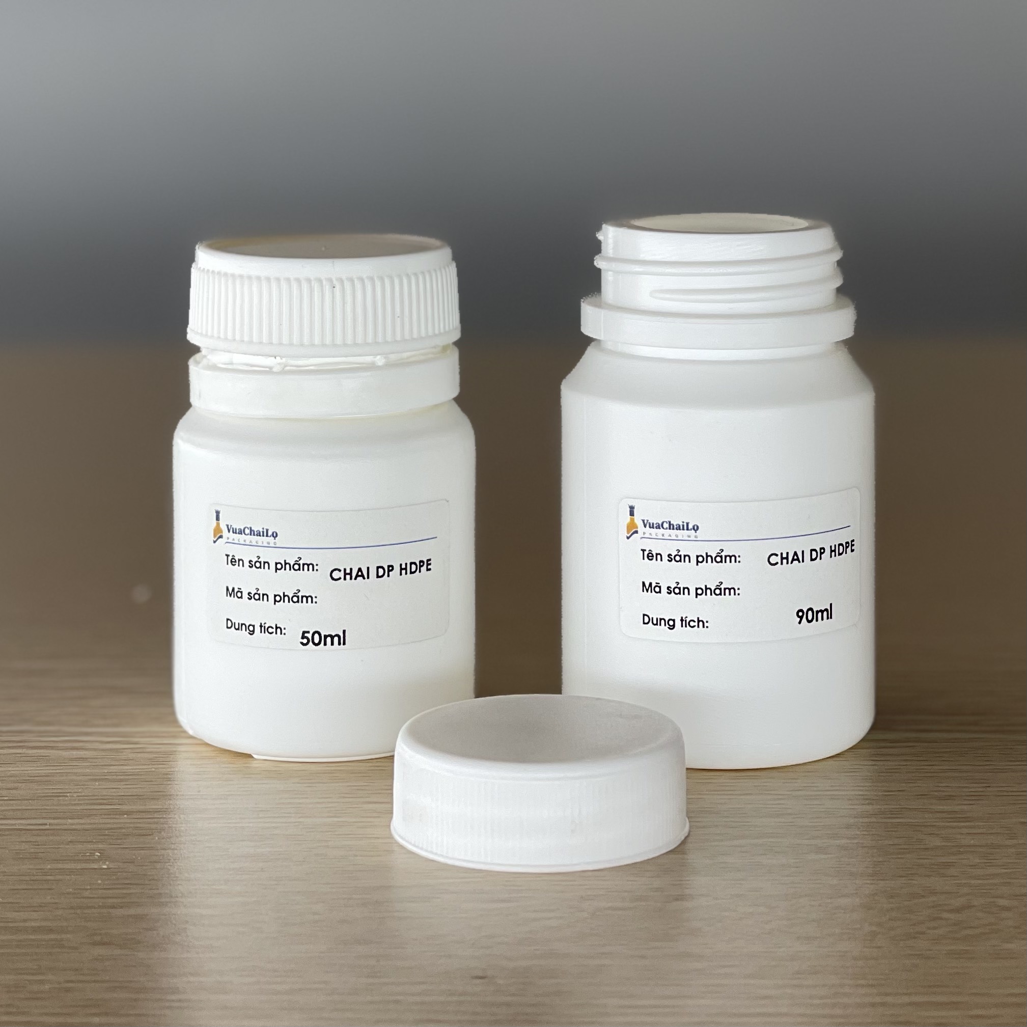 Chai Dược Phẩm Nhựa HDPE 50ml và 90ml